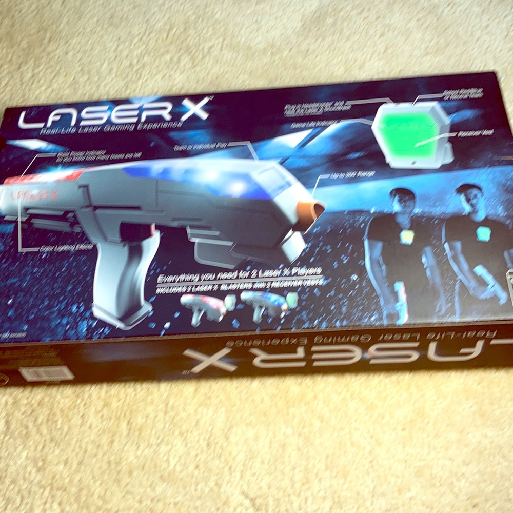 Open Box Laser X Blasters and Receiver Vests